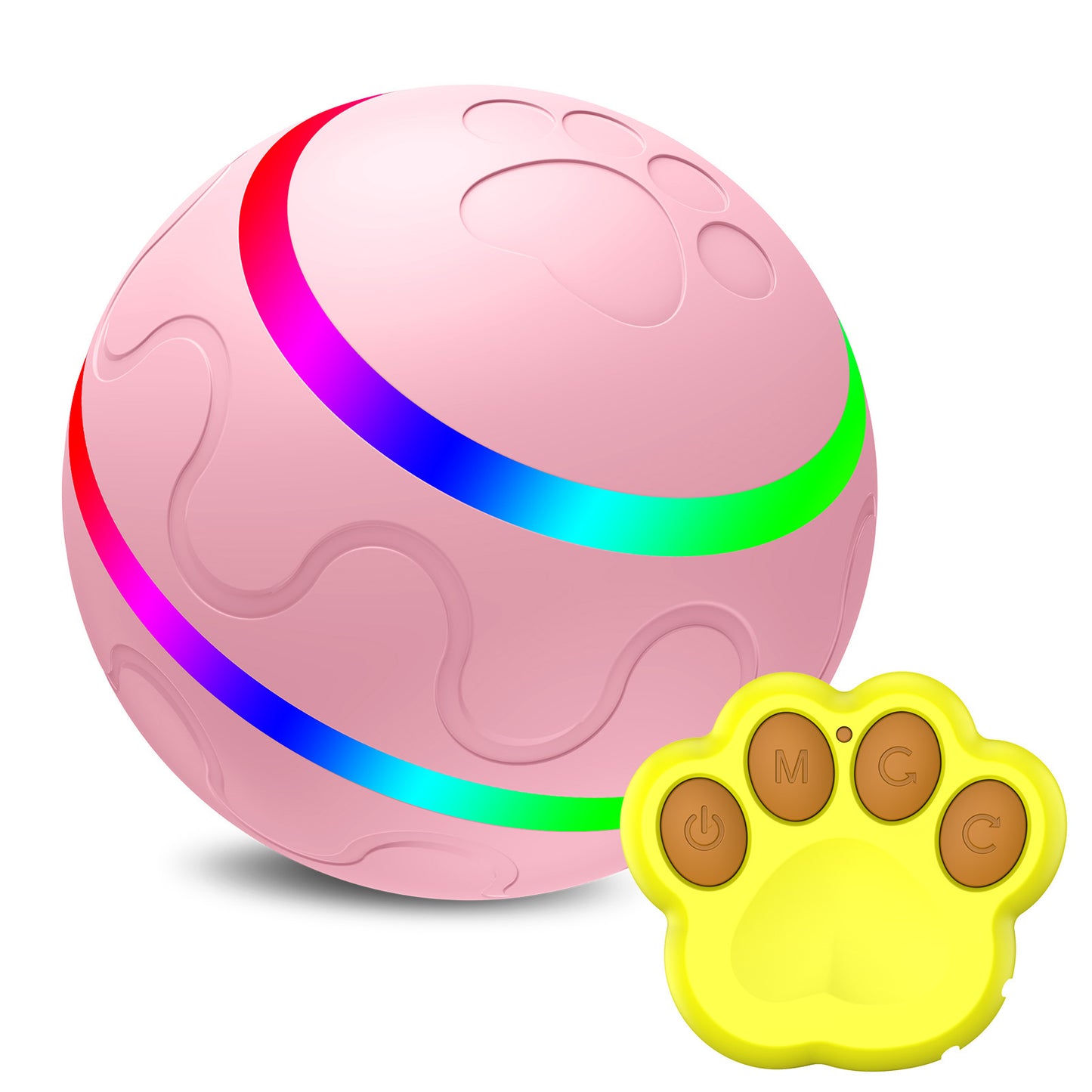 Intelligent Self-Rotating Pet Ball Toy – USB Rechargeable & Automatic