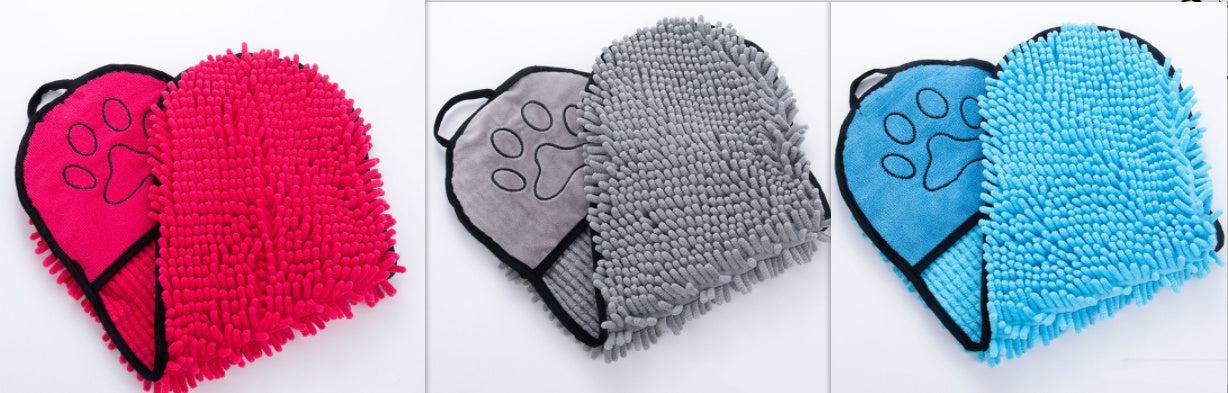 Quick-Dry Chenille Pet Towel - Tailiss