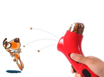Pet Food Catapult Feeder Toy & Fun Treat Launcher