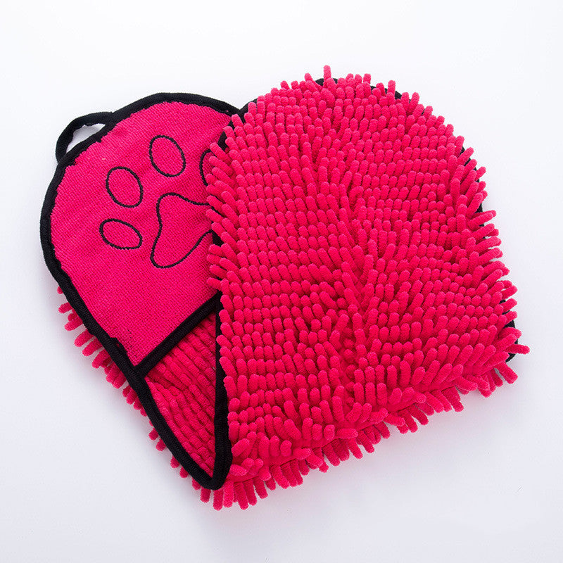 Quick-Dry Chenille Pet Towel - Tailiss