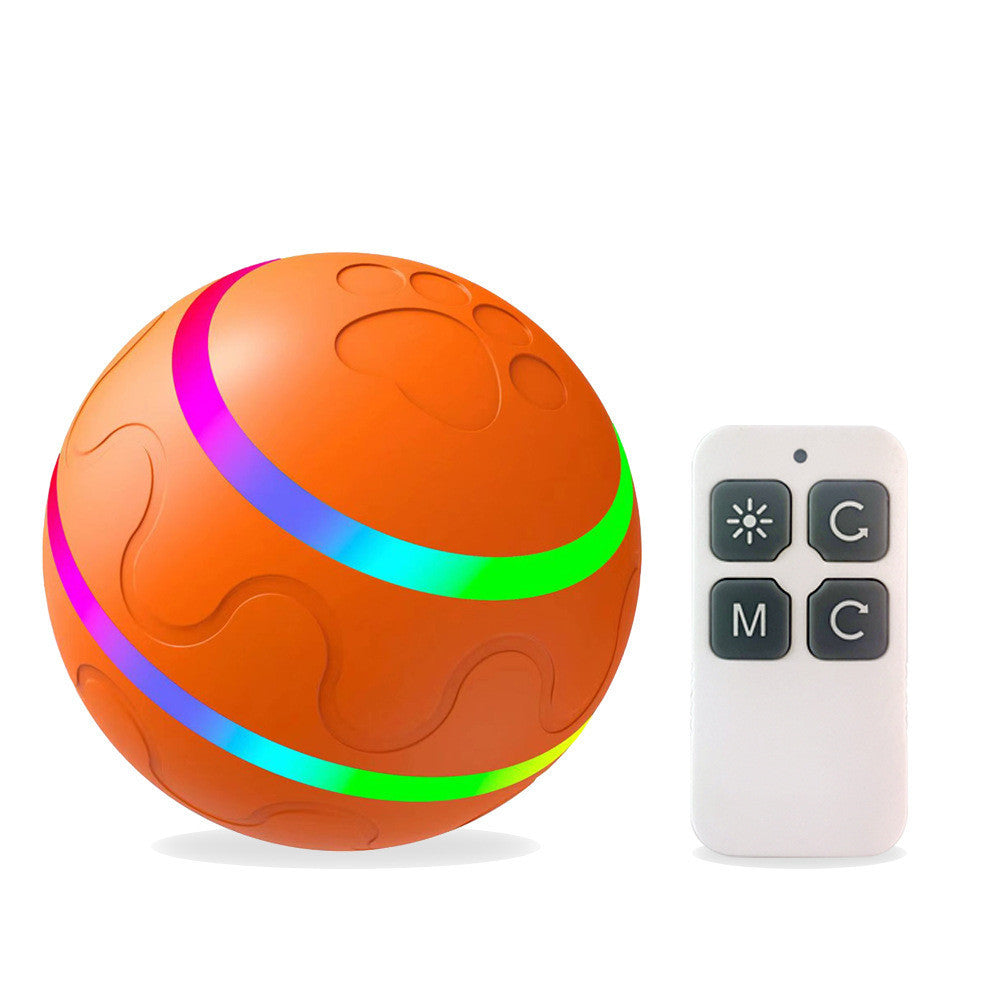 Intelligent Self-Rotating Pet Ball Toy – USB Rechargeable & Automatic