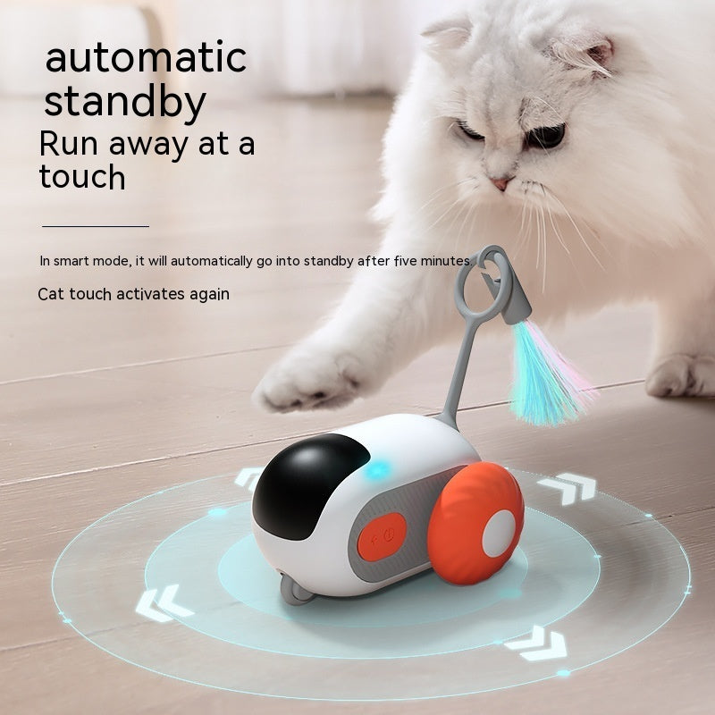 Remote Control Interactive Cat Car Toy - USB Rechargeable