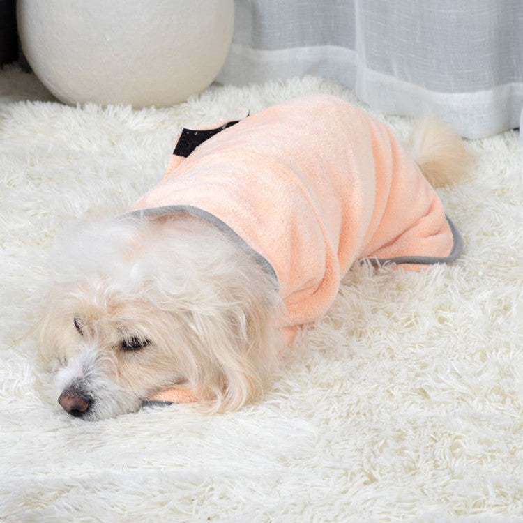 Quick-Dry Microfiber Pet Bath Towel & Bathrobe