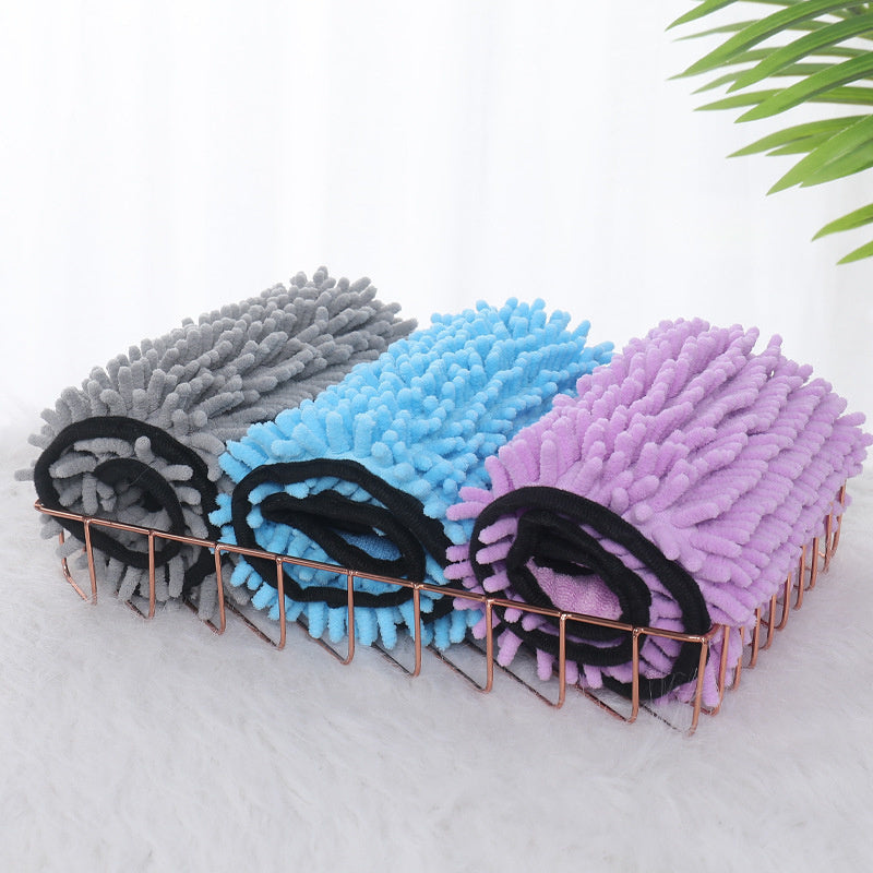Quick-Dry Chenille Pet Towel - Tailiss