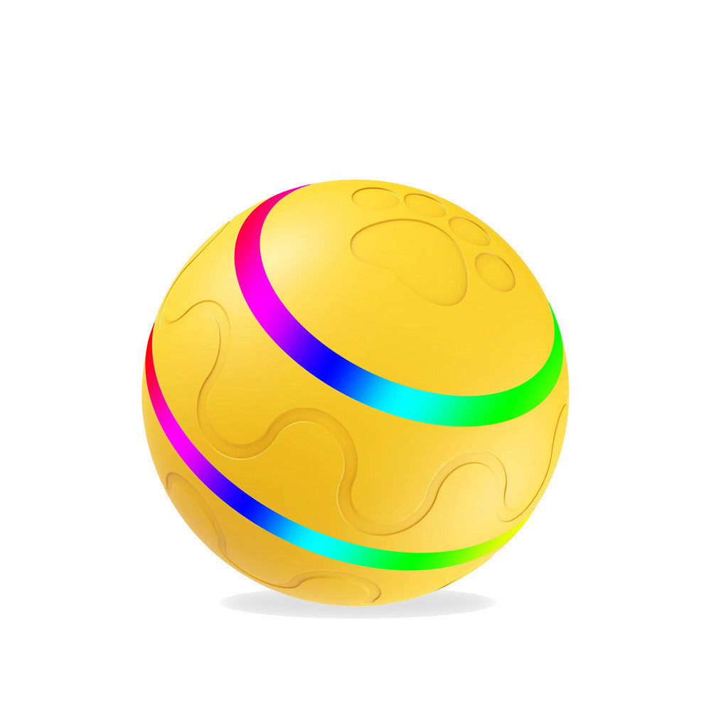 Intelligent Self-Rotating Pet Ball Toy – USB Rechargeable & Automatic