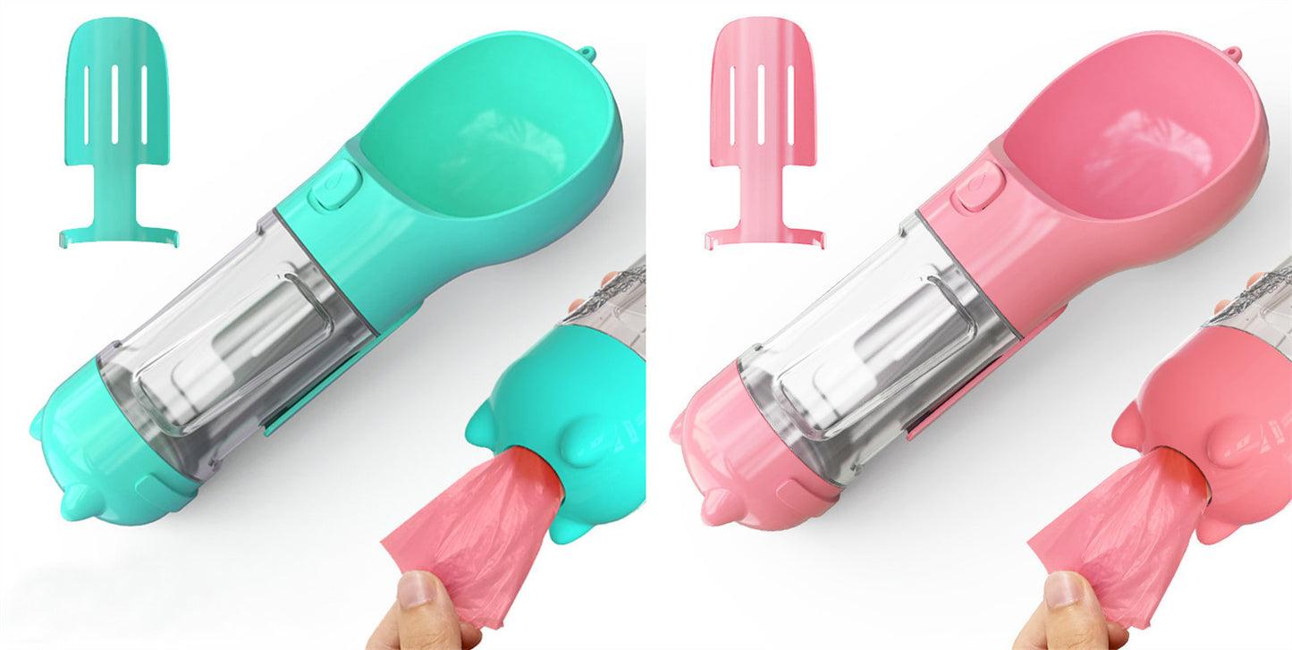 All-in-One Dog Travel Water Bottle - Tailiss