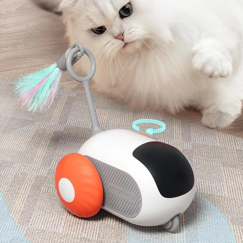 Remote Control Interactive Cat Car Toy - USB Rechargeable