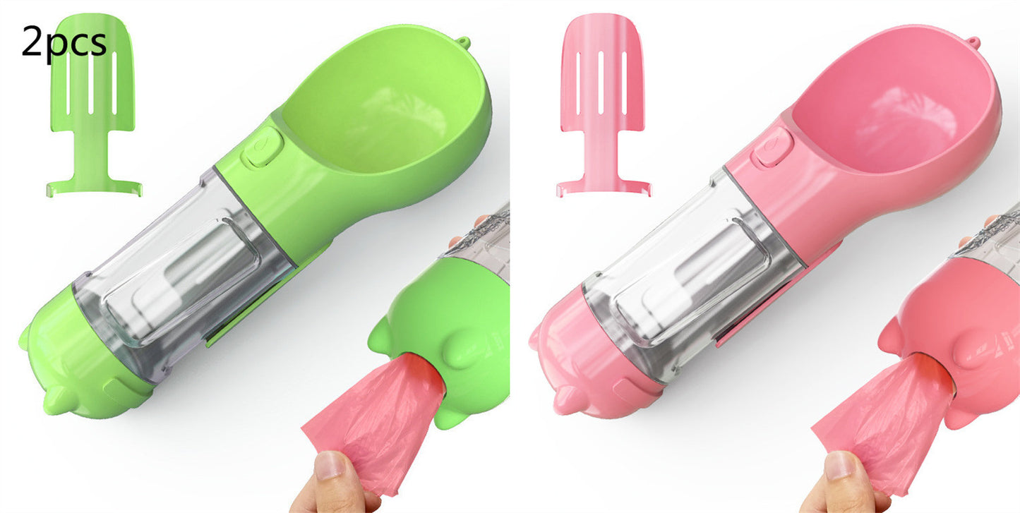 All-in-One Dog Travel Water Bottle - Tailiss