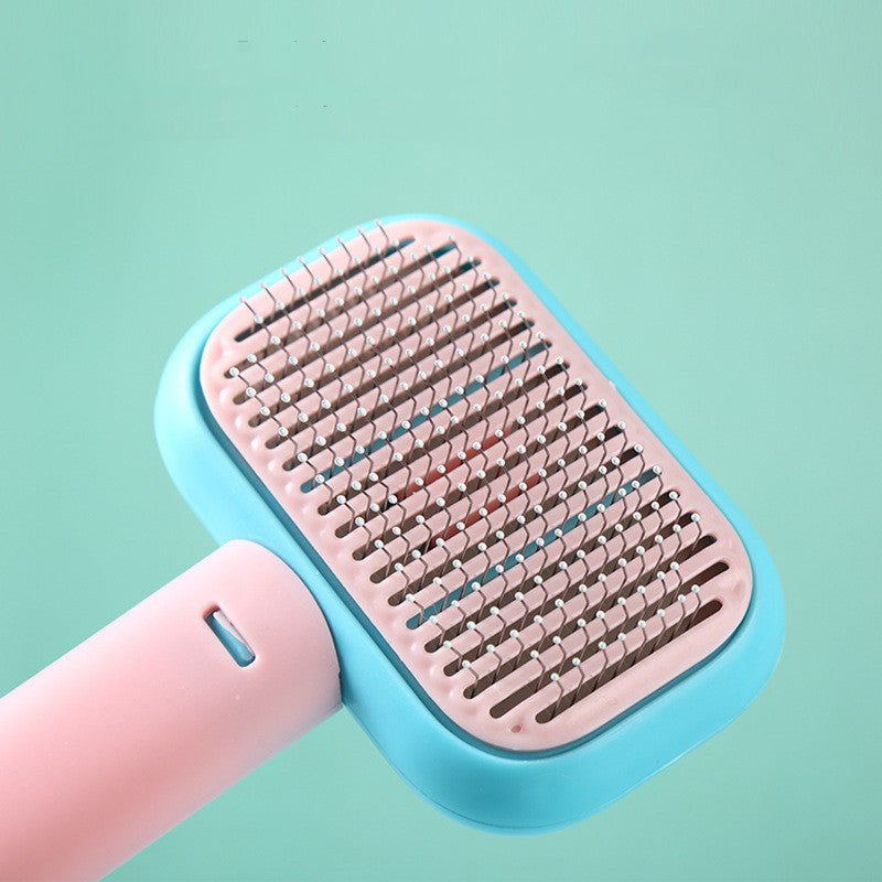 Pet Hair Brush & Massage Comb & Knot Remover Tool
