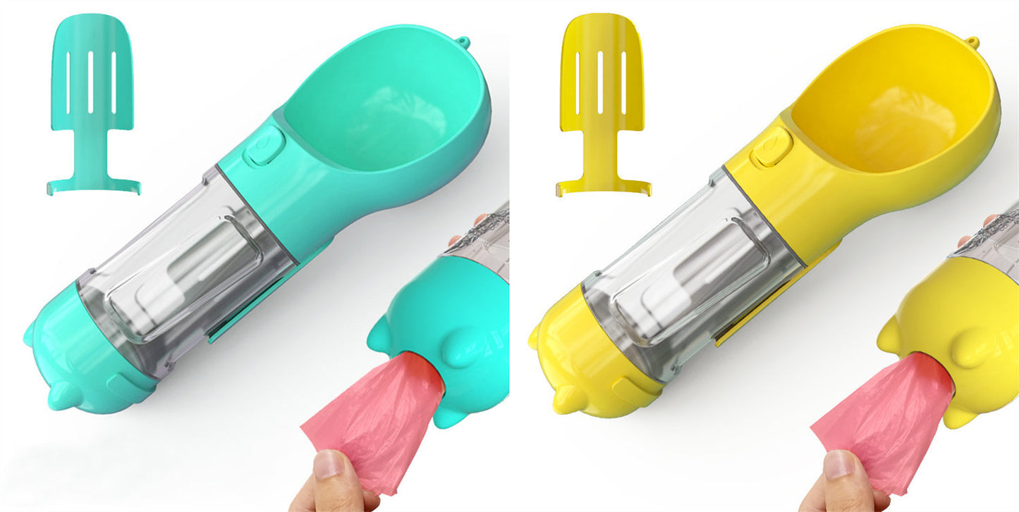 All-in-One Dog Travel Water Bottle - Tailiss
