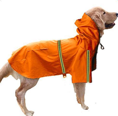 Waterproof Reflective Dog Raincoat for Spring & Summer