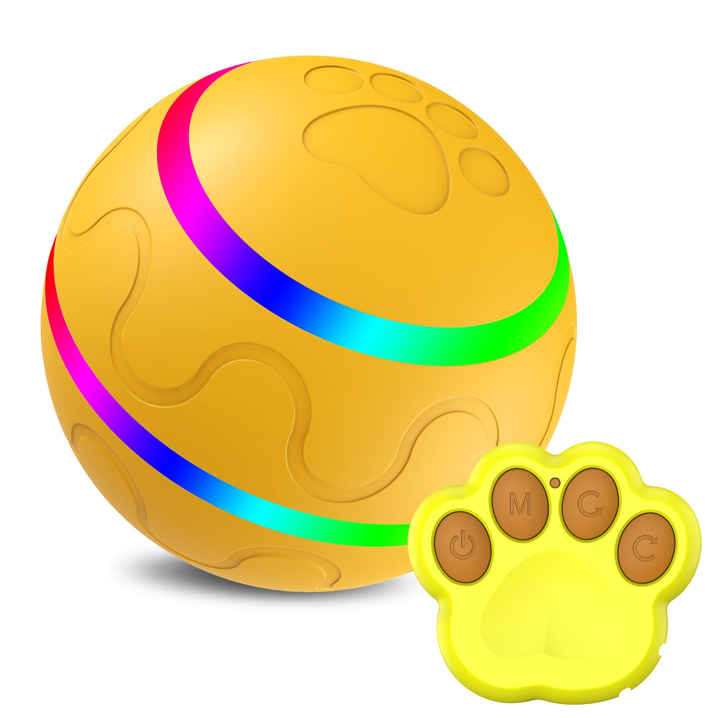 Intelligent Self-Rotating Pet Ball Toy – USB Rechargeable & Automatic