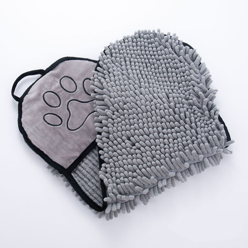 Quick-Dry Chenille Pet Towel - Tailiss