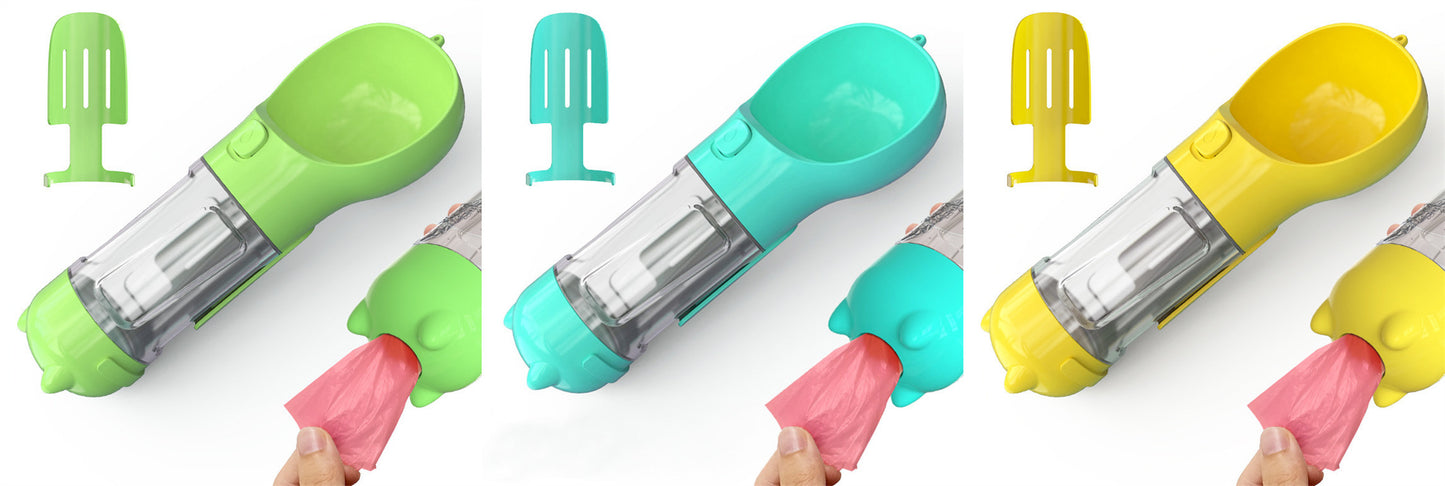 All-in-One Dog Travel Water Bottle - Tailiss