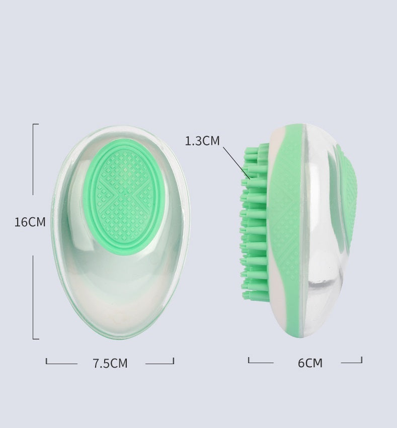 2-in-1 Dog & Cat Silicone Bath Brush - Tailiss