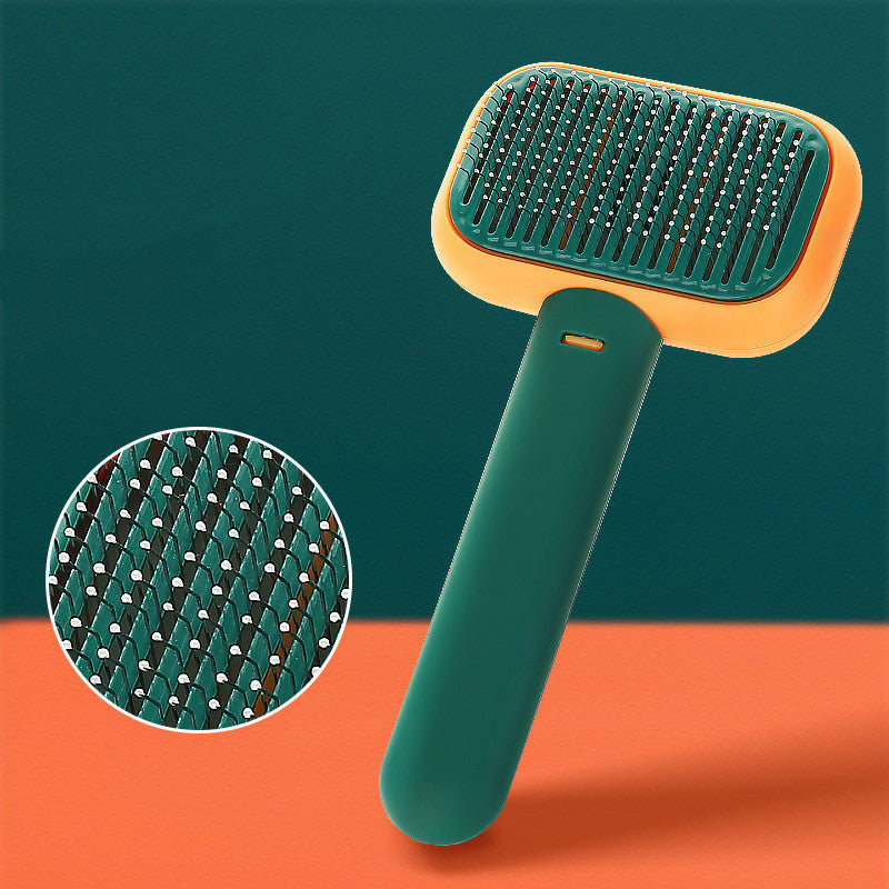 Pet Hair Brush & Massage Comb & Knot Remover Tool
