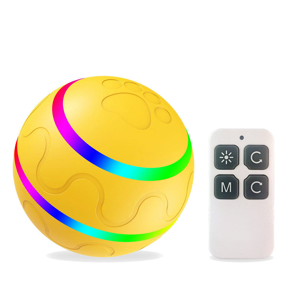 Intelligent Self-Rotating Pet Ball Toy – USB Rechargeable & Automatic