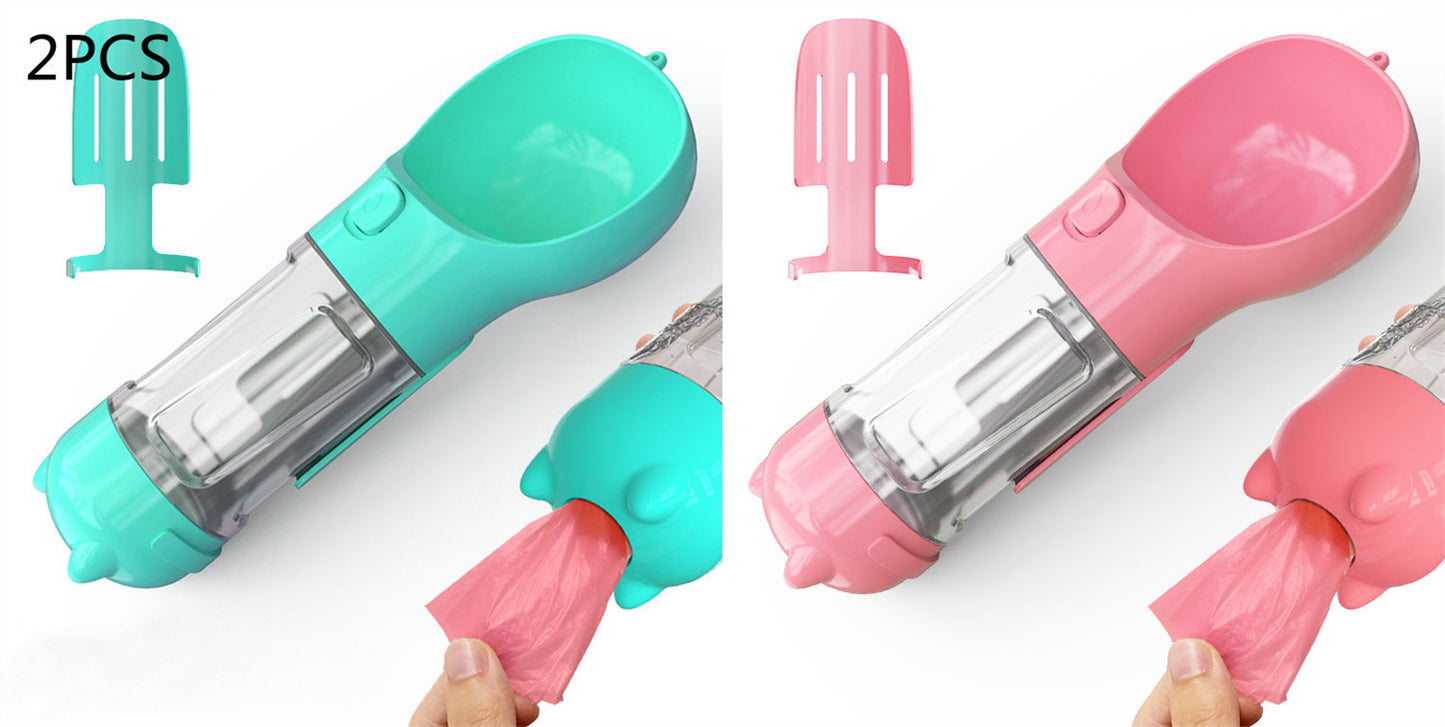All-in-One Dog Travel Water Bottle - Tailiss