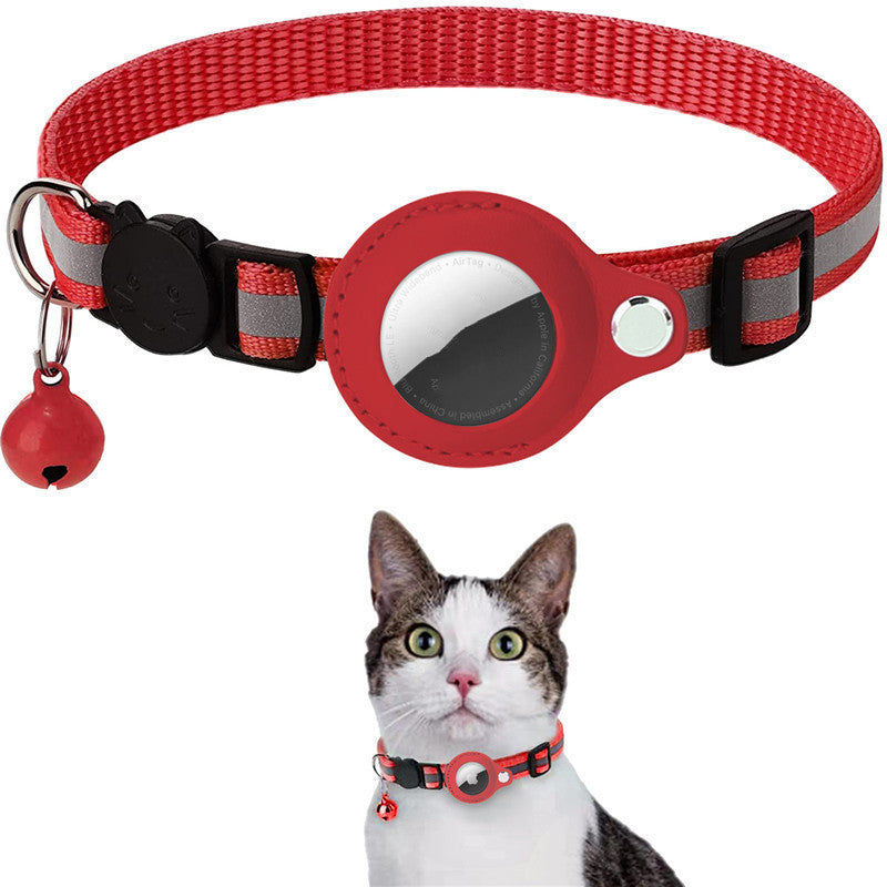 Reflective Waterproof Pet Collar with Airtag Holder - Tailiss