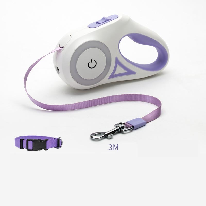 Retractable Dog Leash with Collar - Tailiss