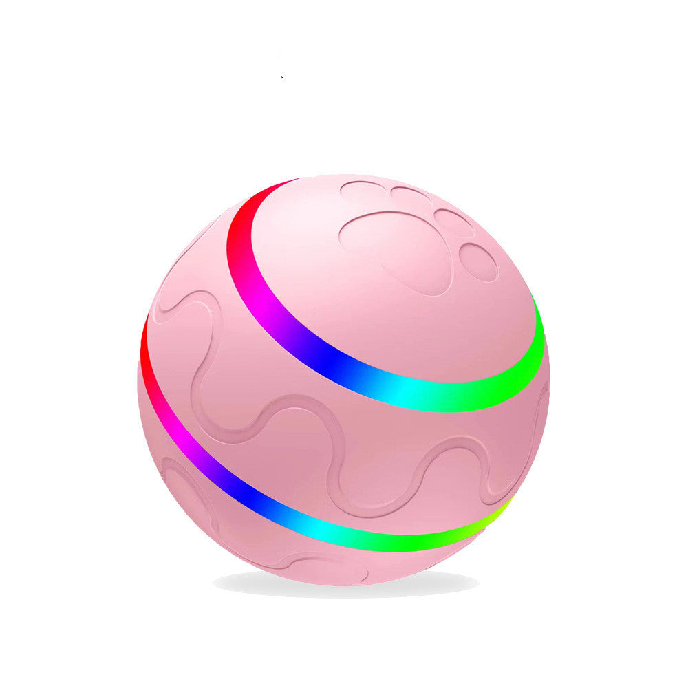 Intelligent Self-Rotating Pet Ball Toy – USB Rechargeable & Automatic