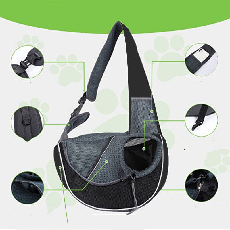 Portable Pet Carrier Crossbody Bag - Tailiss