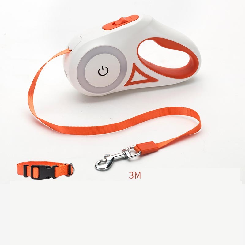 Retractable Dog Leash with Collar - Tailiss