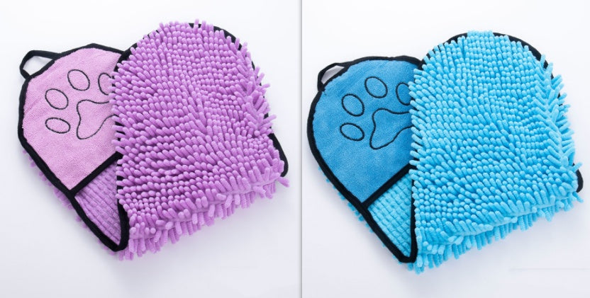 Quick-Dry Chenille Pet Towel - Tailiss