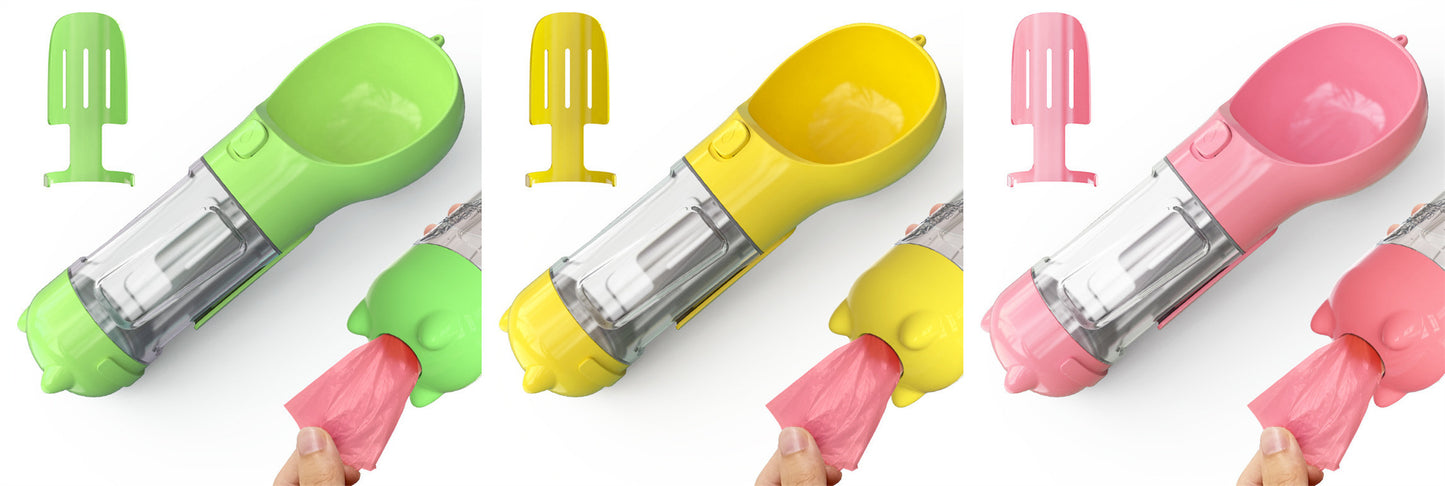 All-in-One Dog Travel Water Bottle
