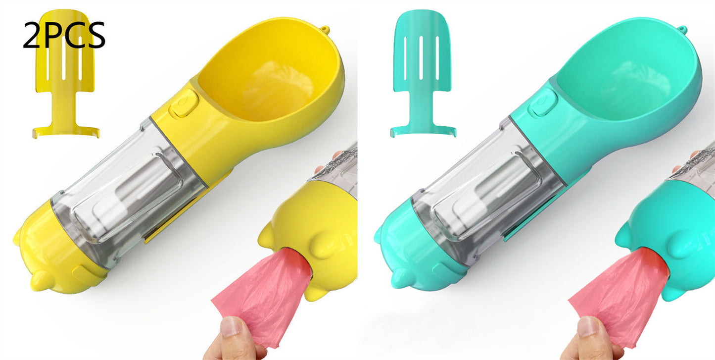 All-in-One Dog Travel Water Bottle - Tailiss