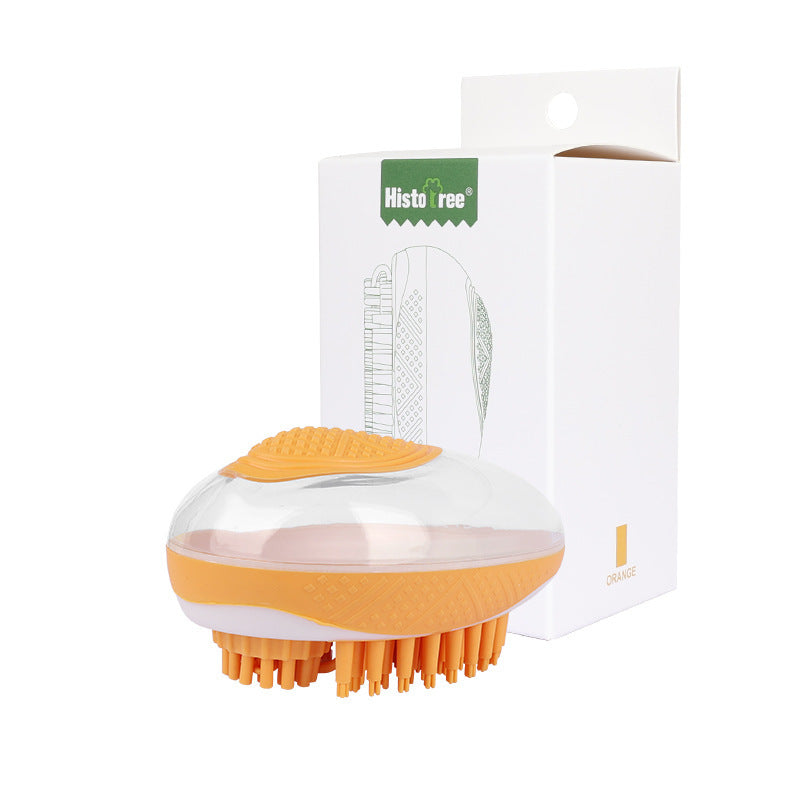 2-in-1 Dog & Cat Silicone Bath Brush - Tailiss