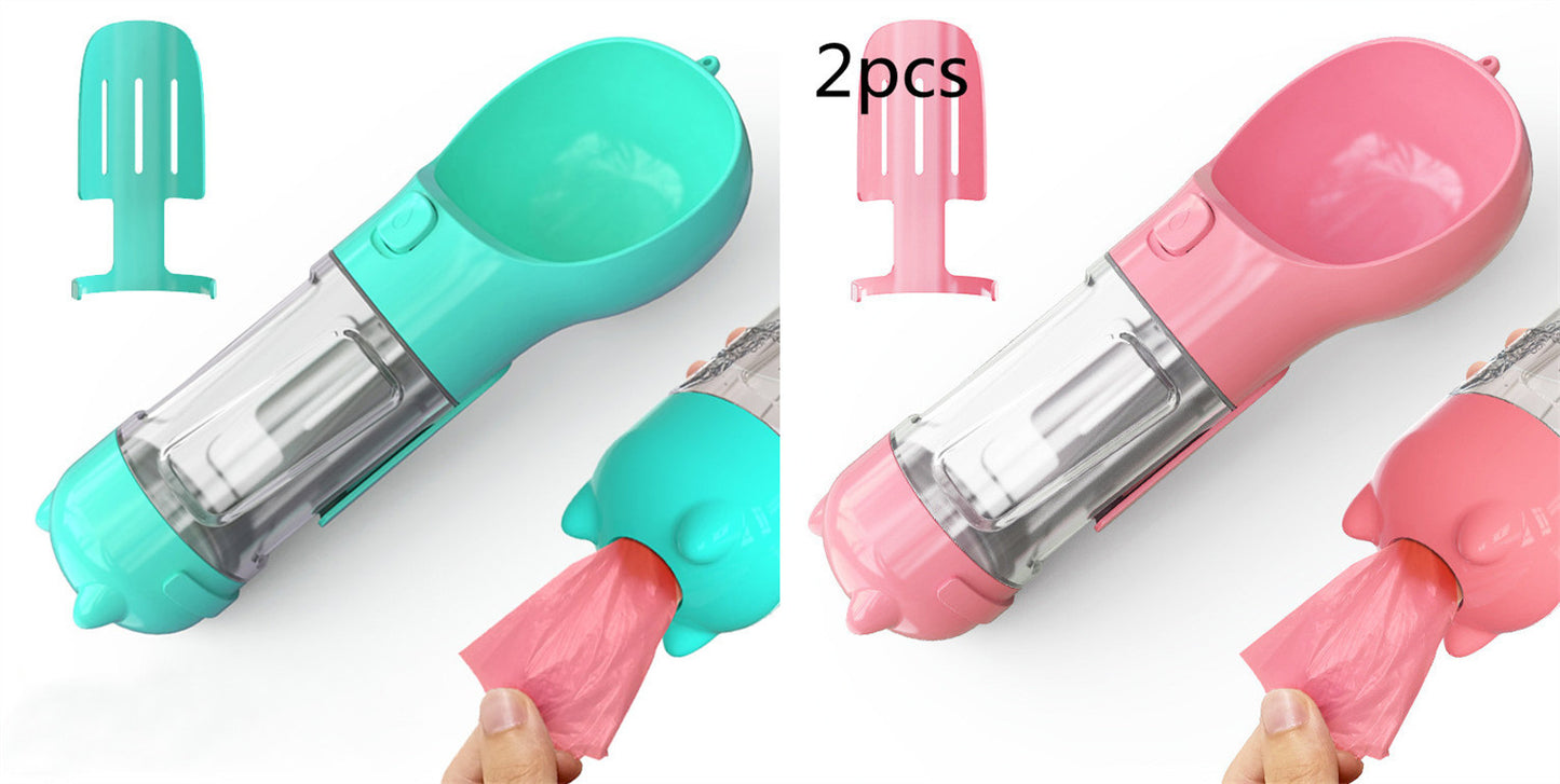 All-in-One Dog Travel Water Bottle - Tailiss