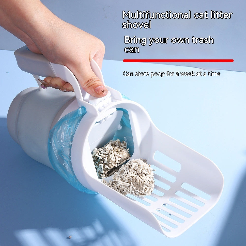Cat Litter Scoop with Waste Bag Dispenser