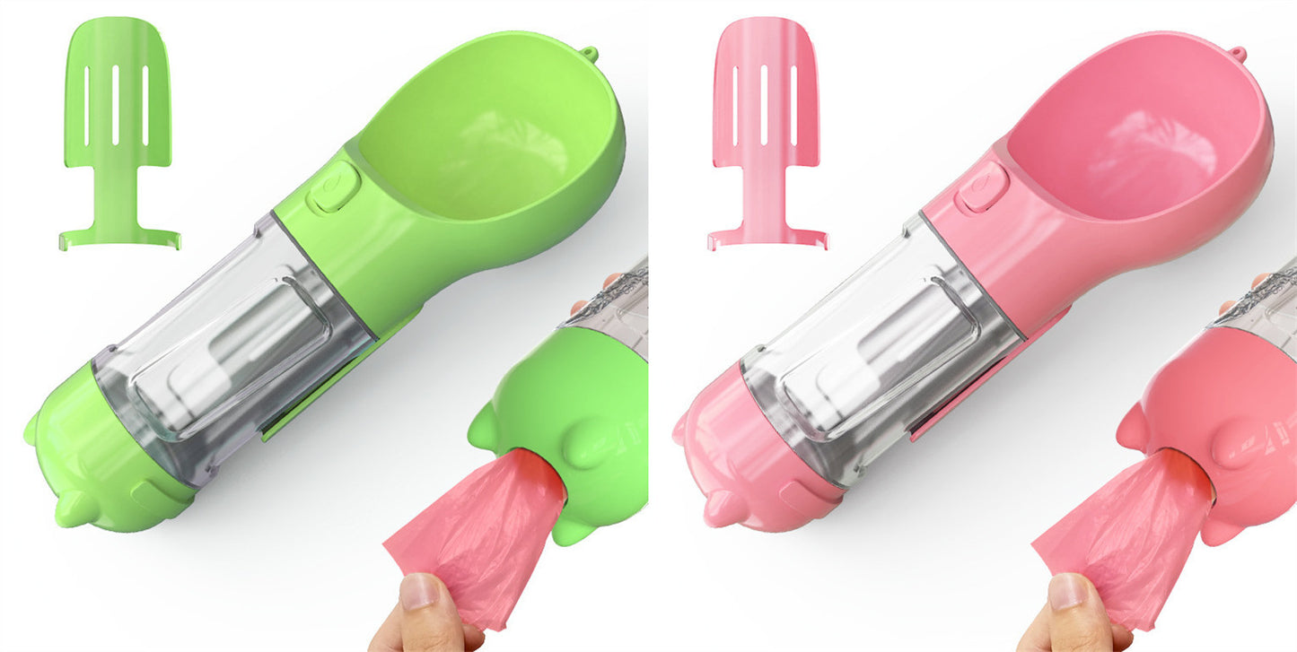 All-in-One Dog Travel Water Bottle - Tailiss
