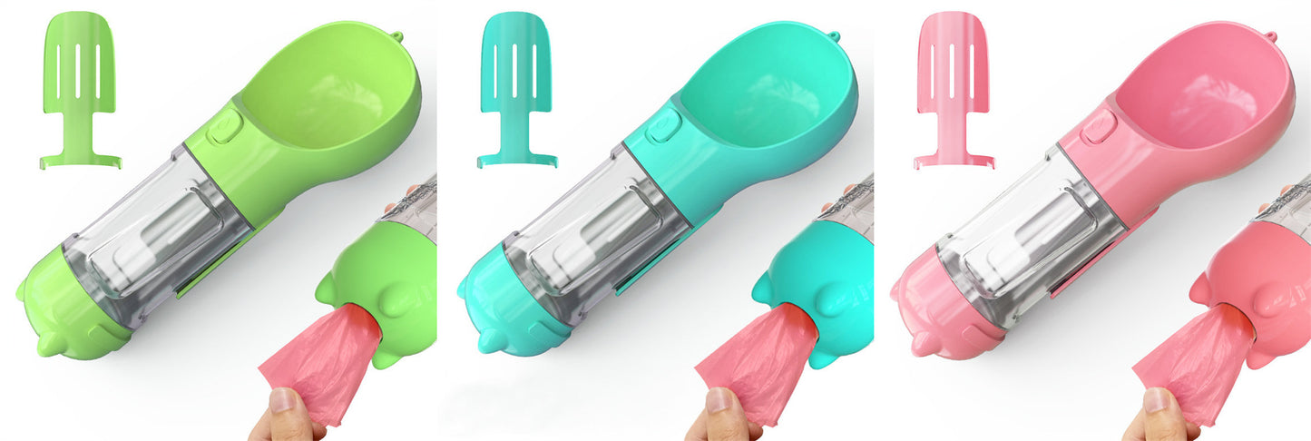 All-in-One Dog Travel Water Bottle - Tailiss