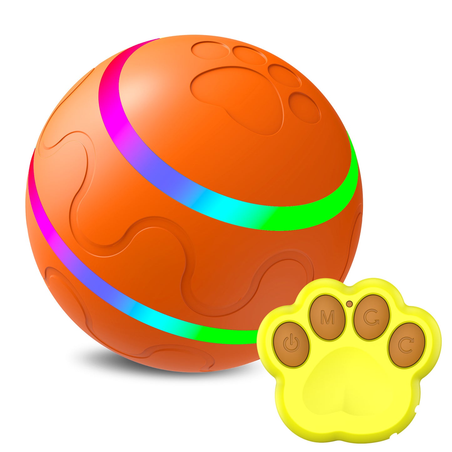 Intelligent Self-Rotating Pet Ball Toy – USB Rechargeable & Automatic
