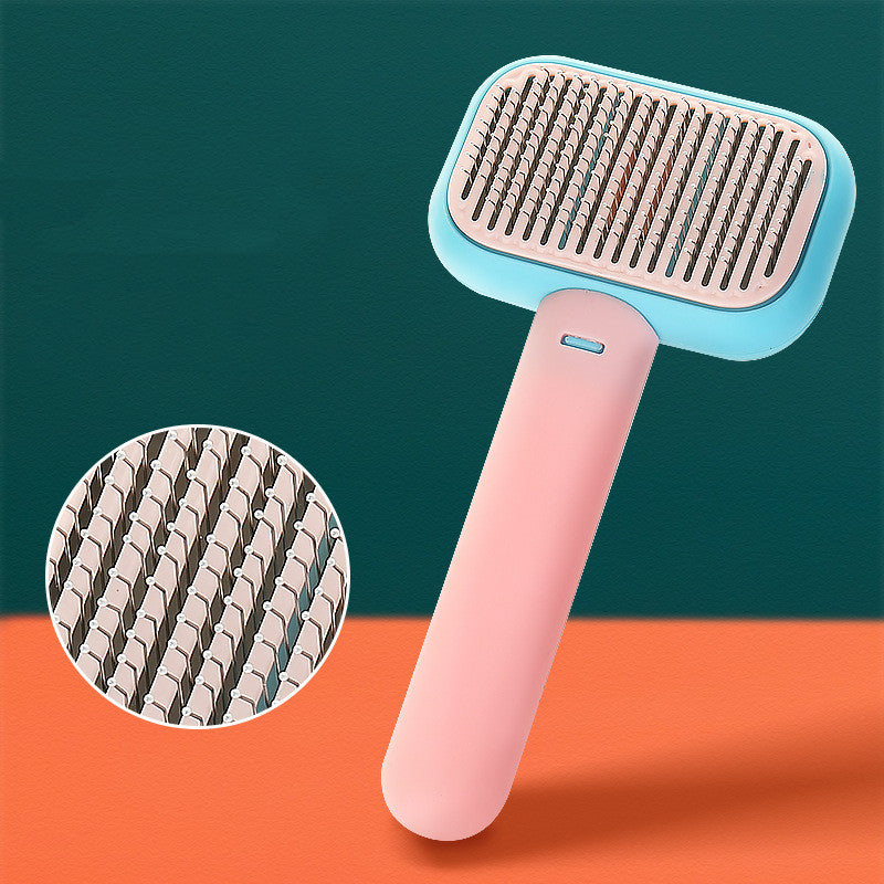 Pet Hair Brush & Massage Comb & Knot Remover Tool