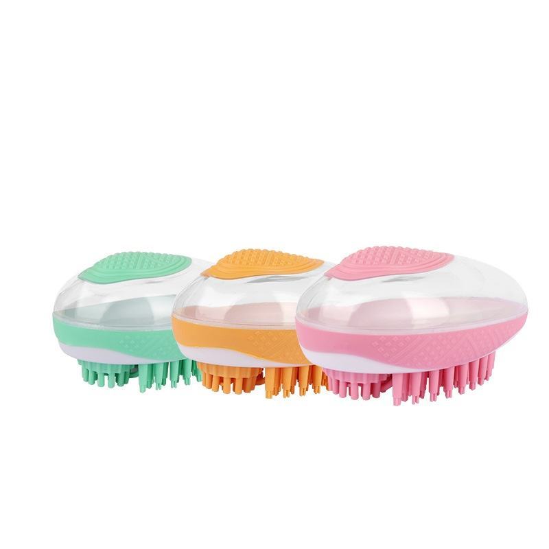 2-in-1 Dog & Cat Silicone Bath Brush - Tailiss