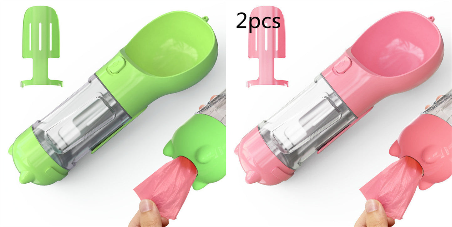 All-in-One Dog Travel Water Bottle - Tailiss