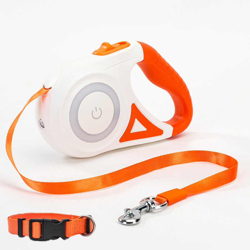 Retractable Dog Leash with Collar - Tailiss