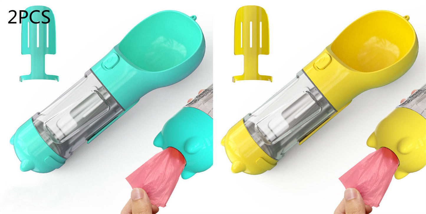 All-in-One Dog Travel Water Bottle - Tailiss