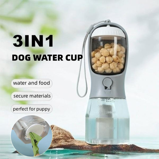 3-in-1 Dog Water Bottle - Tailiss