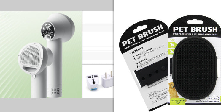 Smart Silent Pet Hair Dryer and Comb - Tailiss
