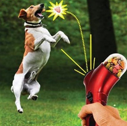 Pet Food Catapult Feeder Toy & Fun Treat Launcher