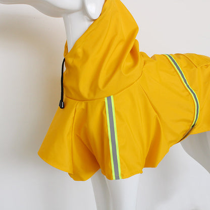 Waterproof Reflective Dog Raincoat for Spring & Summer