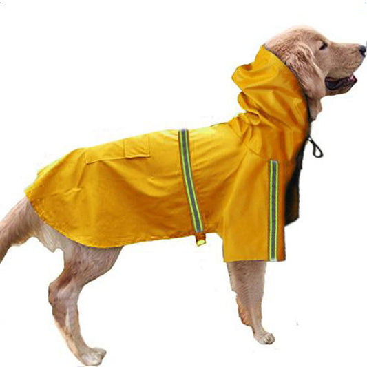 Waterproof Reflective Dog Raincoat for Spring & Summer