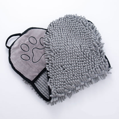 Quick-Dry Chenille Pet Towel - Tailiss