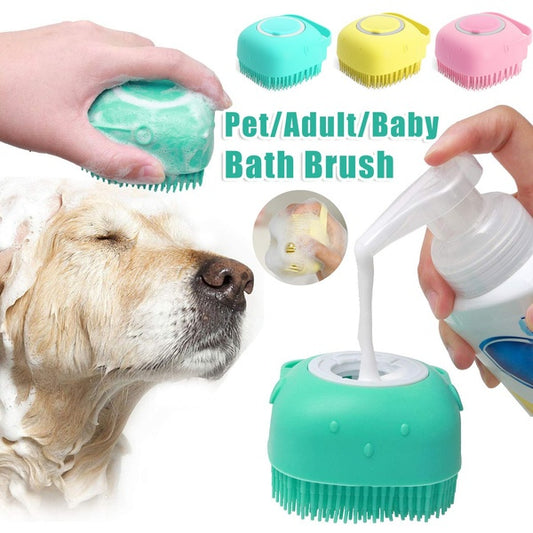Silicone Pet Bath and Massage Glove - Tailiss