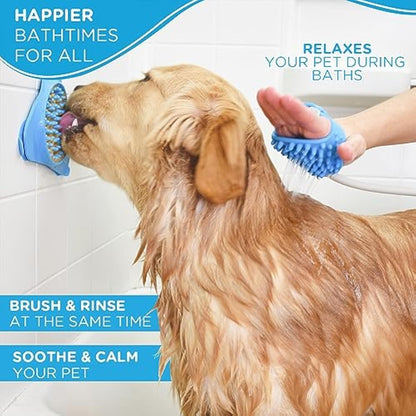 Pet Shower Attachment with Garden Hose & Shower Adapters