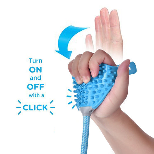 Pet Shower Attachment with Garden Hose & Shower Adapters